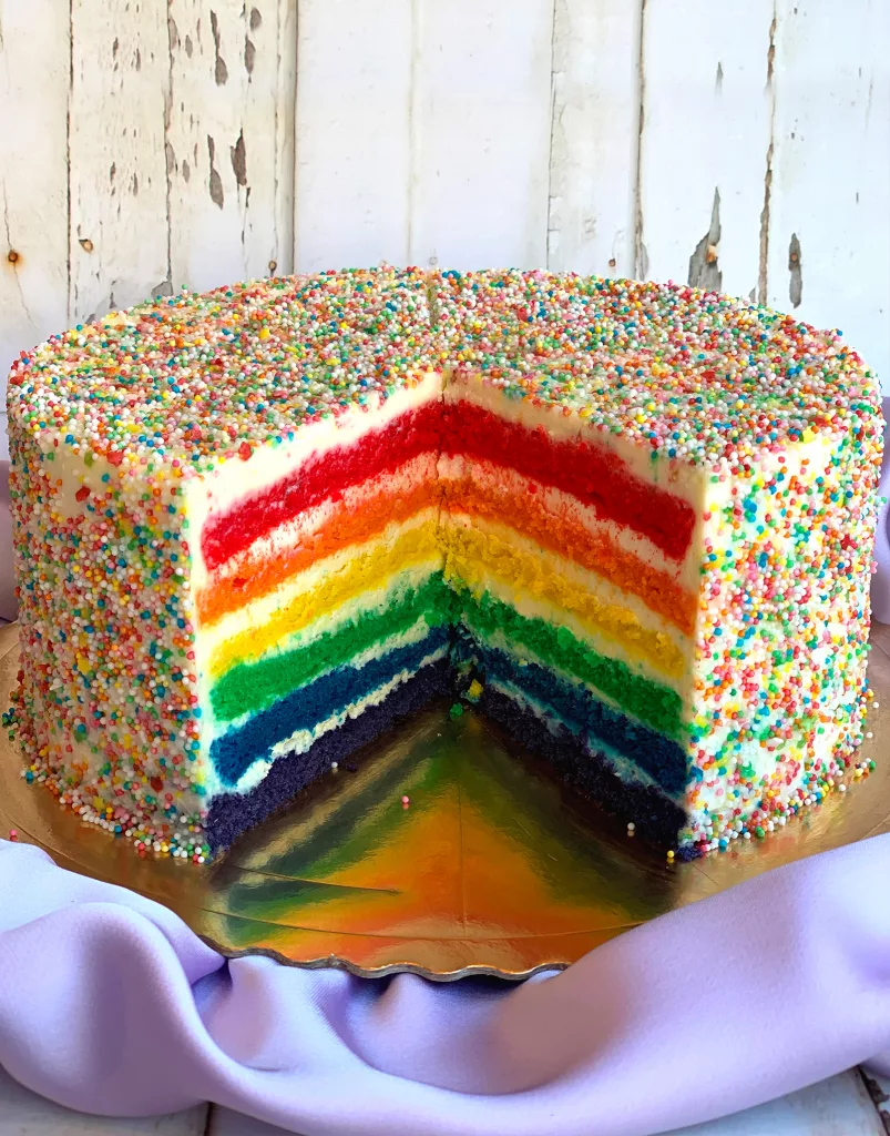 tarta arcoiris en alicante